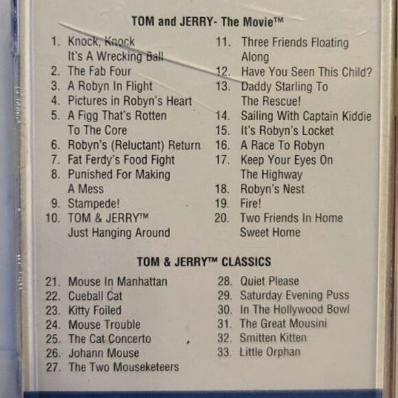 TOM and JERRY Cartoon 1993 Trading Cards Complete Set of 60 Hard Plastic Case - Picture 4 of 4